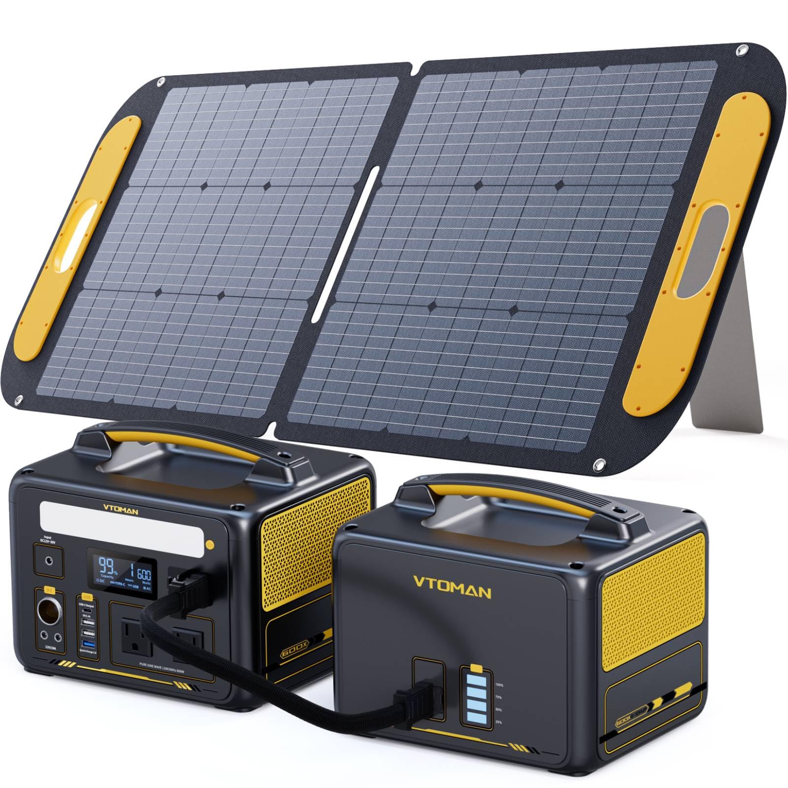 Amazon.com : VTOMAN 939Wh Portable Power Station Bundle with Extra